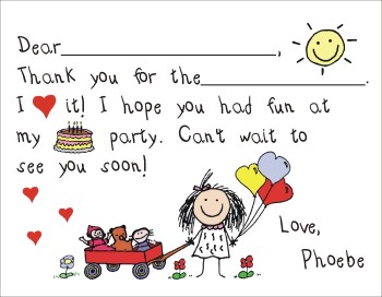 Fill In Thank You Cards